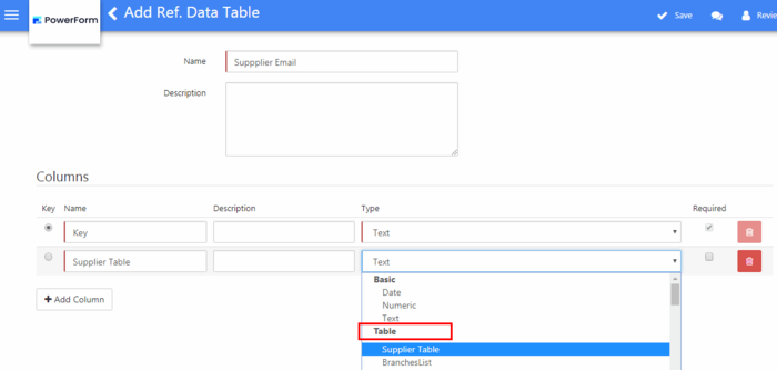 How to Create a Reference Table Linked to another Reference Table