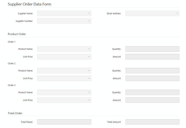 How to Setup a Form with Fields using Multiple Reference Table